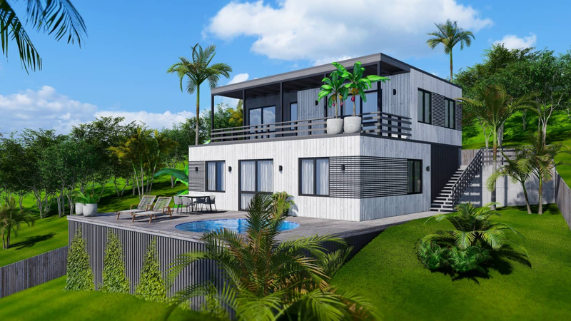 Каркасный дом, проект VILLA CASCADE — архив