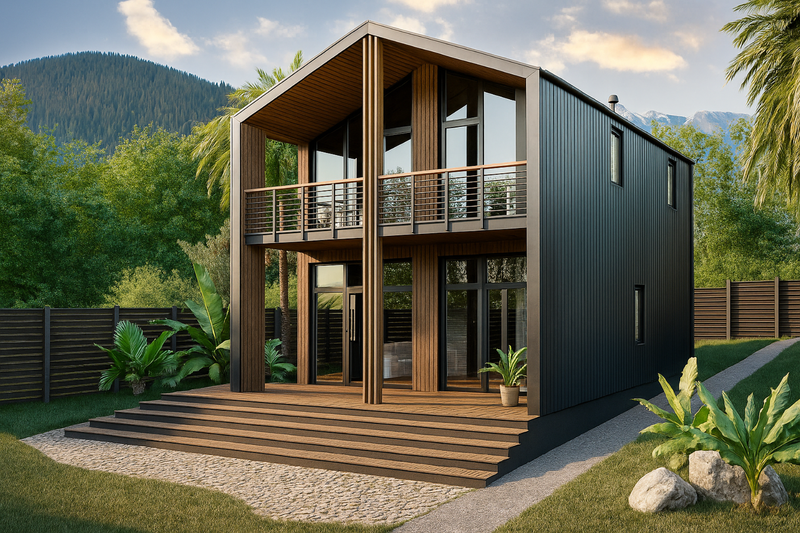 Модульный дом, проект BARN HOUSE — архив