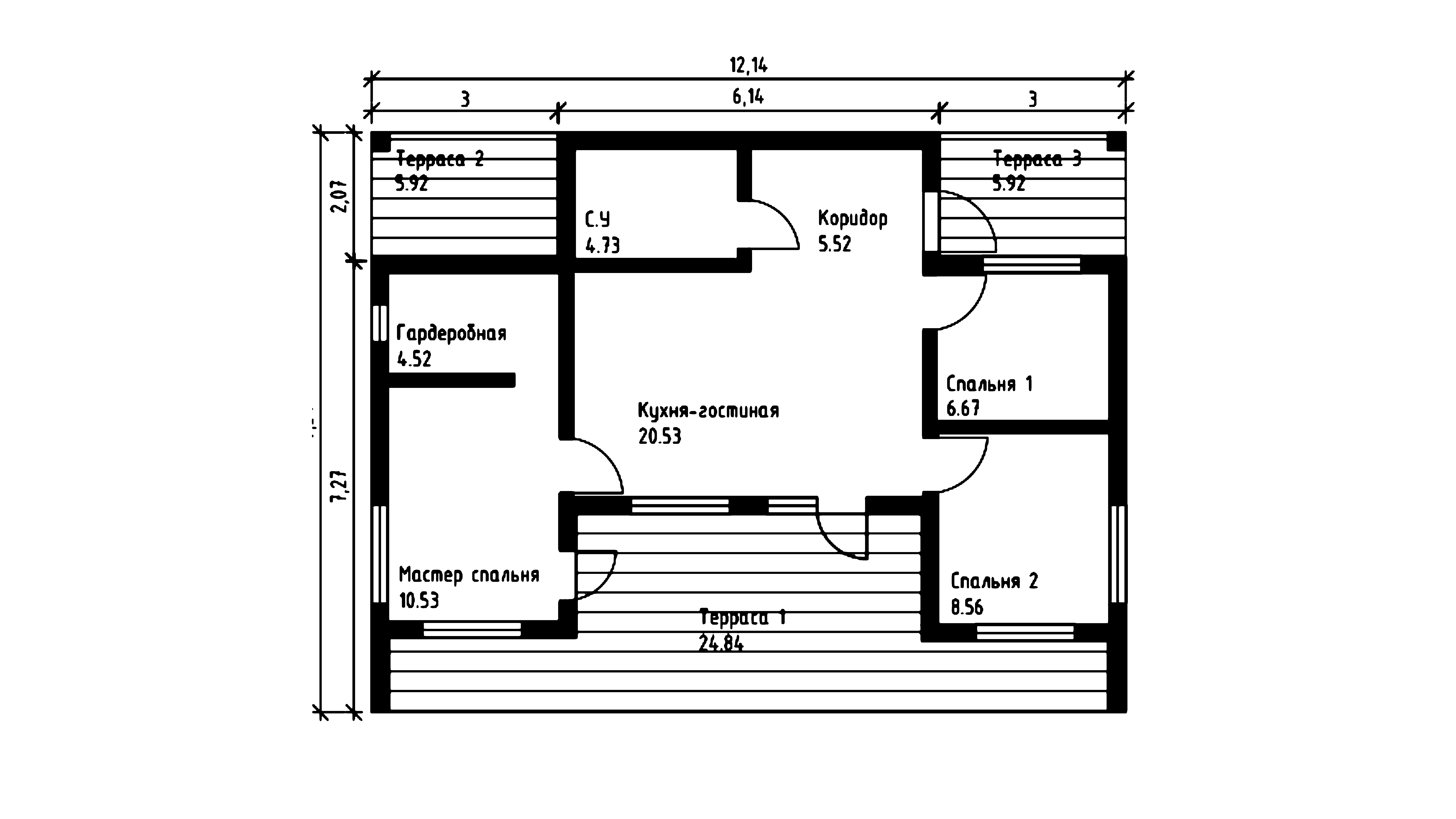 планировка каркасного дома barn