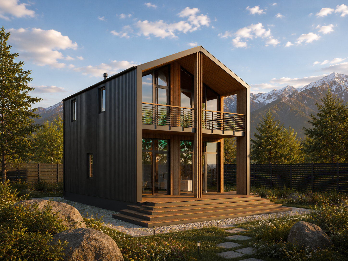 планировка каркасного дома Barn house барн хаус